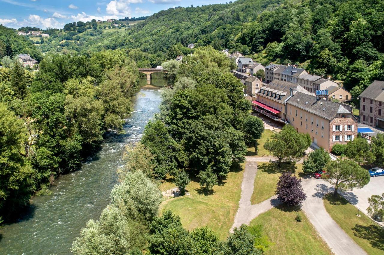 Logis Hotel Restaurant Les 2 Rives - A75, En Bordure De Riviere Banassac Eksteriør bilde